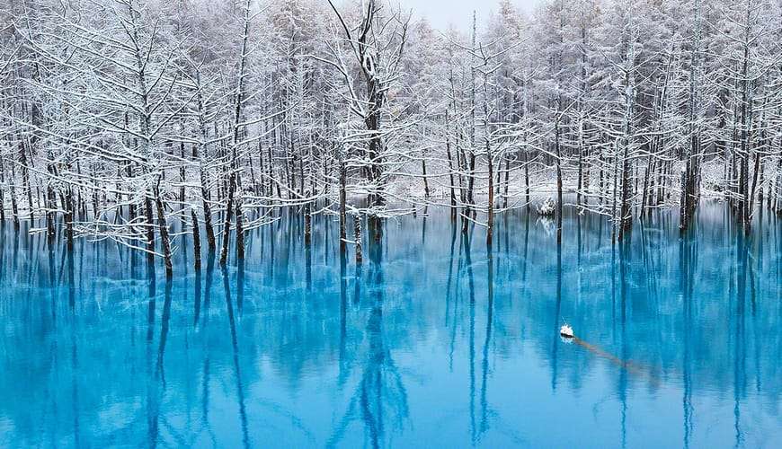 Голубий ставок в Біей