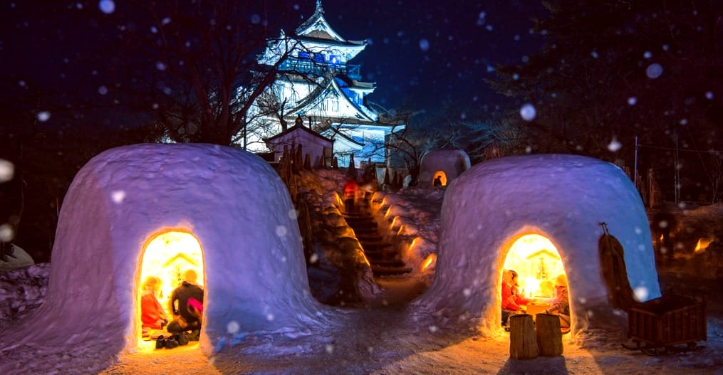 Найкращі снігові та крижані фестивалі Японії